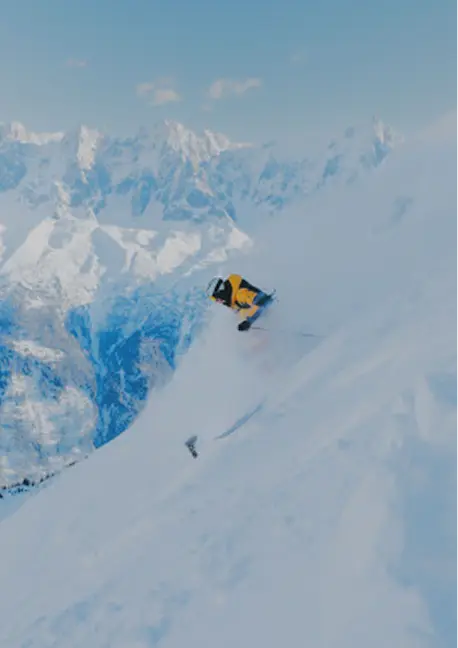 Ski freeride La Plagne